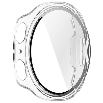 Techsuit Defense360 Pro -kuori Samsung Galaxy Watch8 40mm:lle, läpinäkyvä