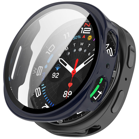 Techsuit Defense360 Pro -kuori Samsung Galaxy Watch8 44mm:lle, Laivastonsininen