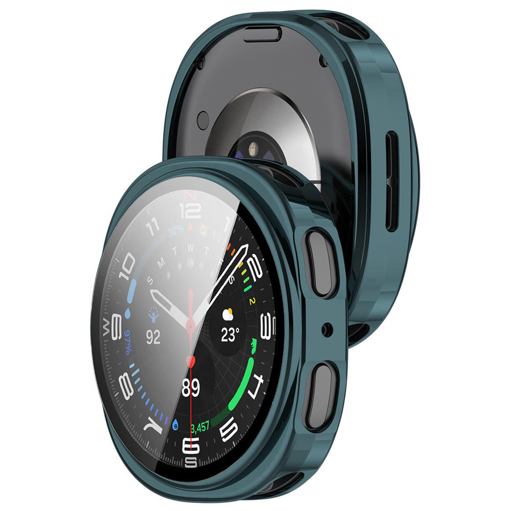 Techsuit Defense360 Pro -kuori Samsung Galaxy Watch8 44mm:lle, Vihreä