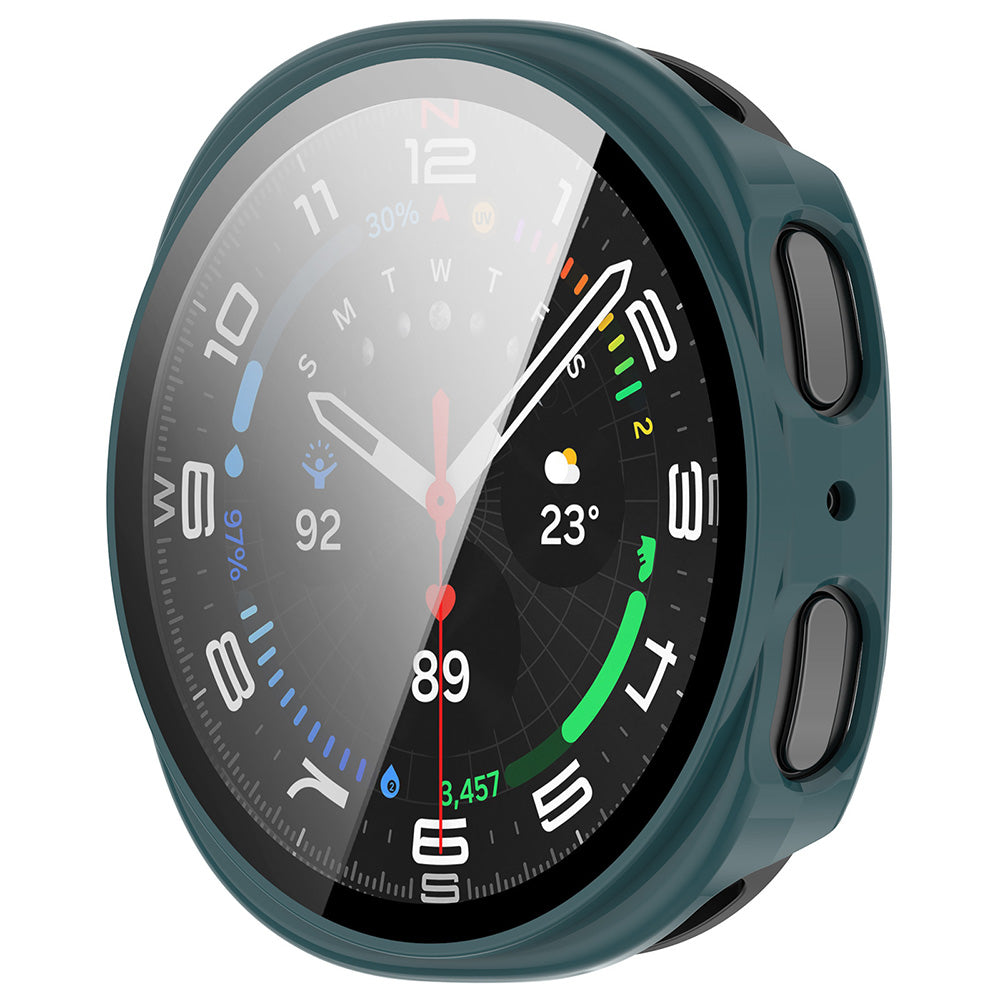 Techsuit Defense360 Pro -kuori Samsung Galaxy Watch8 44mm:lle, Vihreä