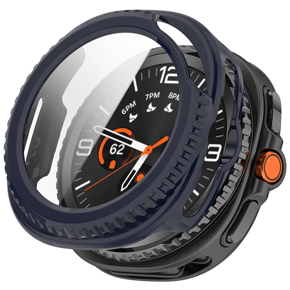 Techsuit Defense360 Pro -kuori Samsung Galaxy Watch8 Classicille, Laivastonsininen