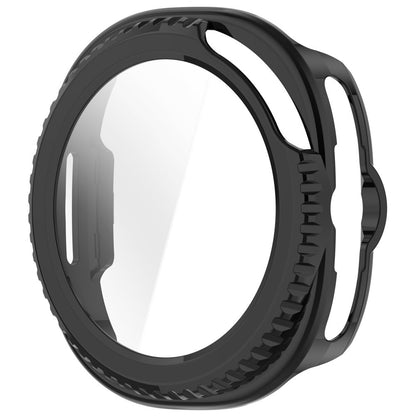 Techsuit Defense360 Pro -kuori Samsung Galaxy Watch8 Classicille, musta