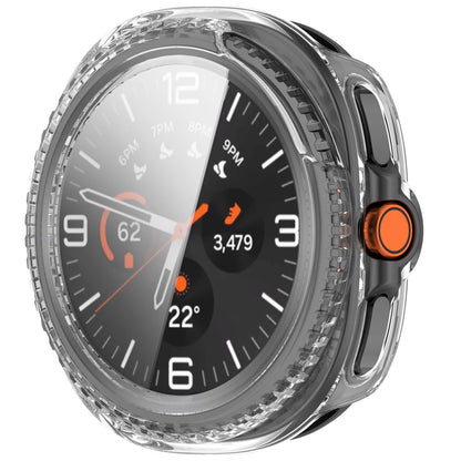 Techsuit Defense360 Pro -kuori Samsung Galaxy Watch8 Classicille, läpinäkyvä