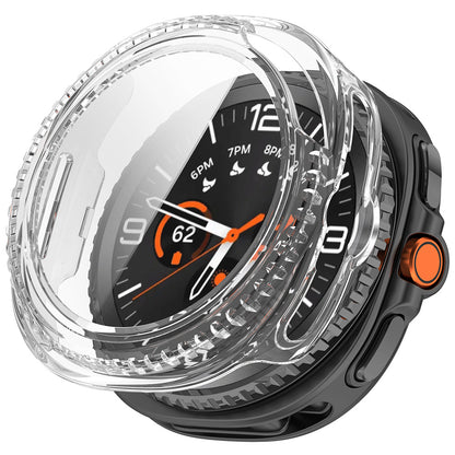 Techsuit Defense360 Pro -kuori Samsung Galaxy Watch8 Classicille, läpinäkyvä