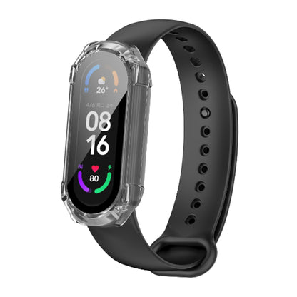 Techsuit Defense360 Pro -kuori Xiaomi Smart Band 6 / Band 5 / Band 4:lle, läpinäkyvä
