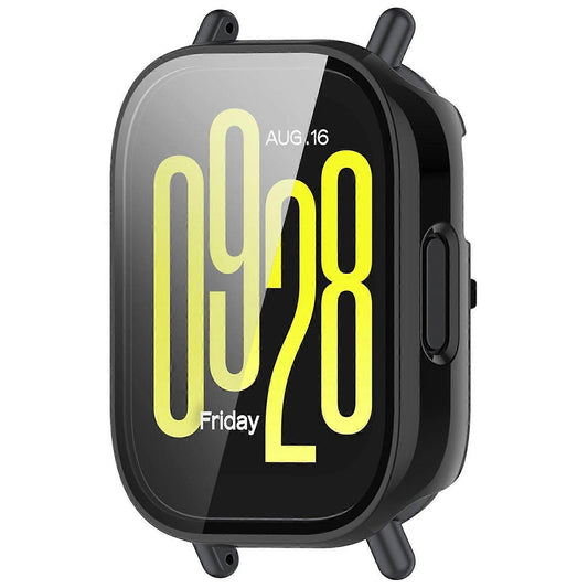 Techsuit Defense360 Pro -kuori Xiaomi Redmi Watch 5 Active -kellolle, musta