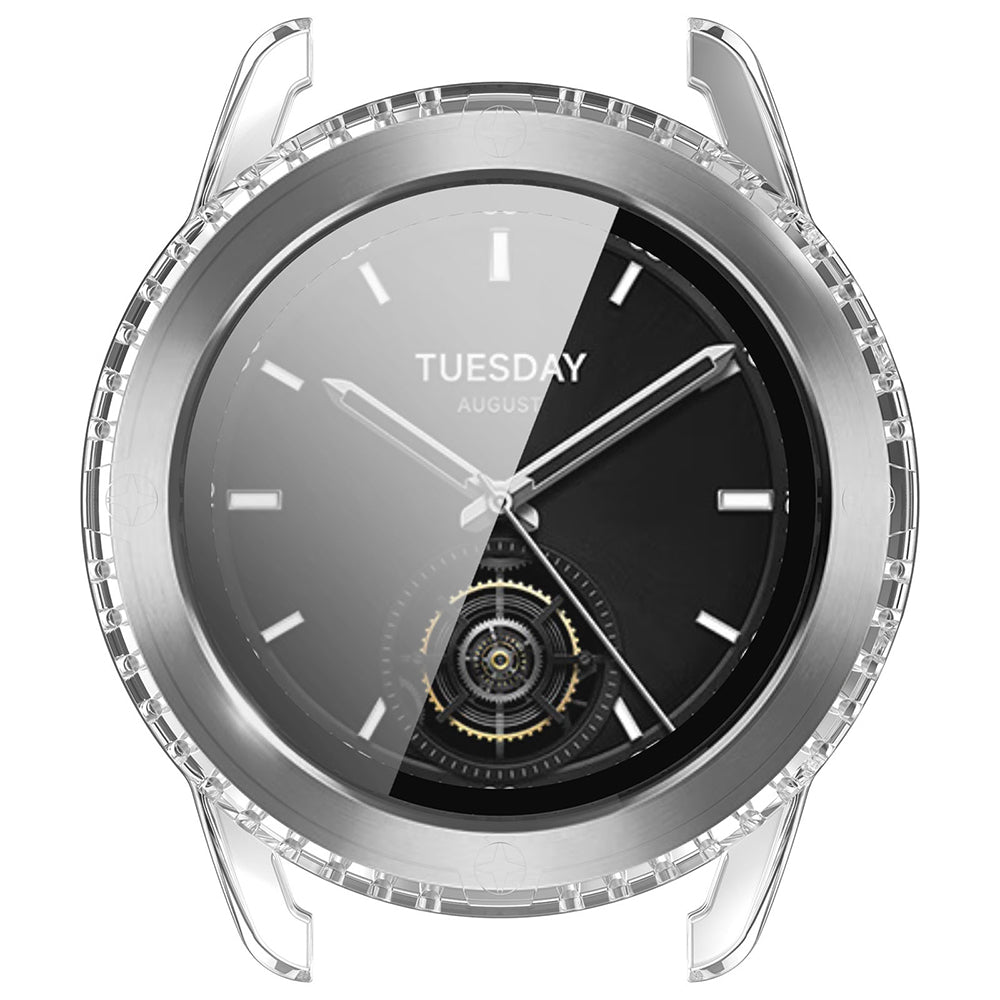 Techsuit Defense360 Pro -kuori Xiaomi Watch S3:lle, läpinäkyvä