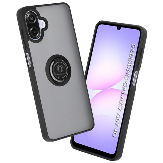 Kuori Samsung Galaxy A07 4G A075:lle, Techsuit, Glinth, Musta