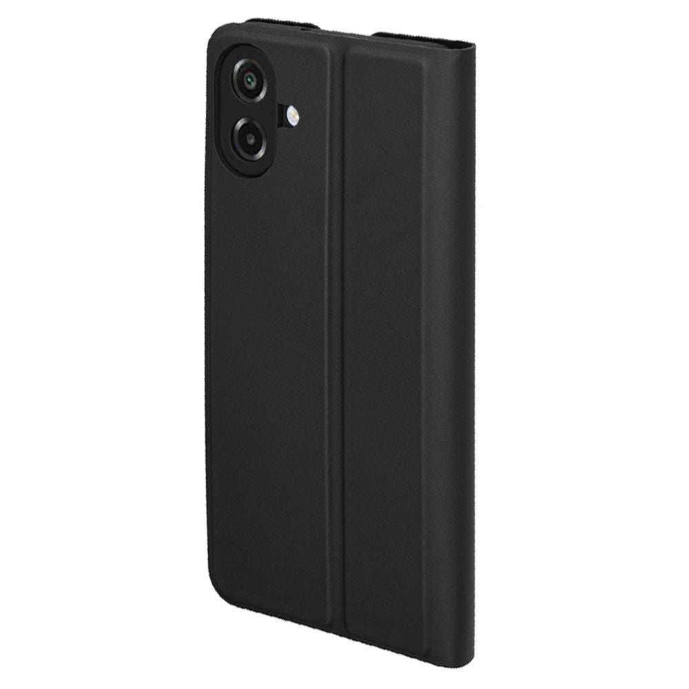 Kuori Samsung Galaxy A07 4G A075:lle, Techsuit, Magskin Book, Musta