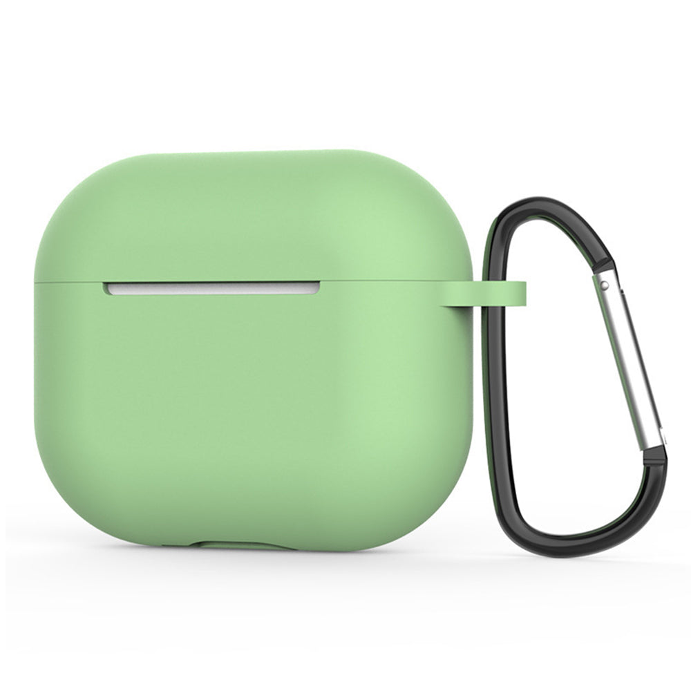 Techsuit-silikonikuori Apple AirPods 4:lle, vaaleanvihreä