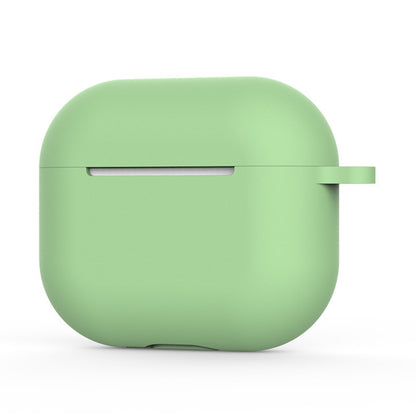 Techsuit-silikonikuori Apple AirPods 4:lle, vaaleanvihreä
