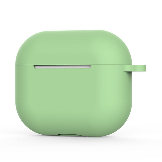 Techsuit-silikonikuori Apple AirPods 4:lle, vaaleanvihreä