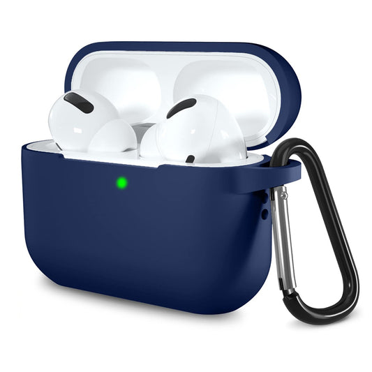 Techsuit-silikonikuori Apple AirPods Pro -sarjalle, laivastonsininen