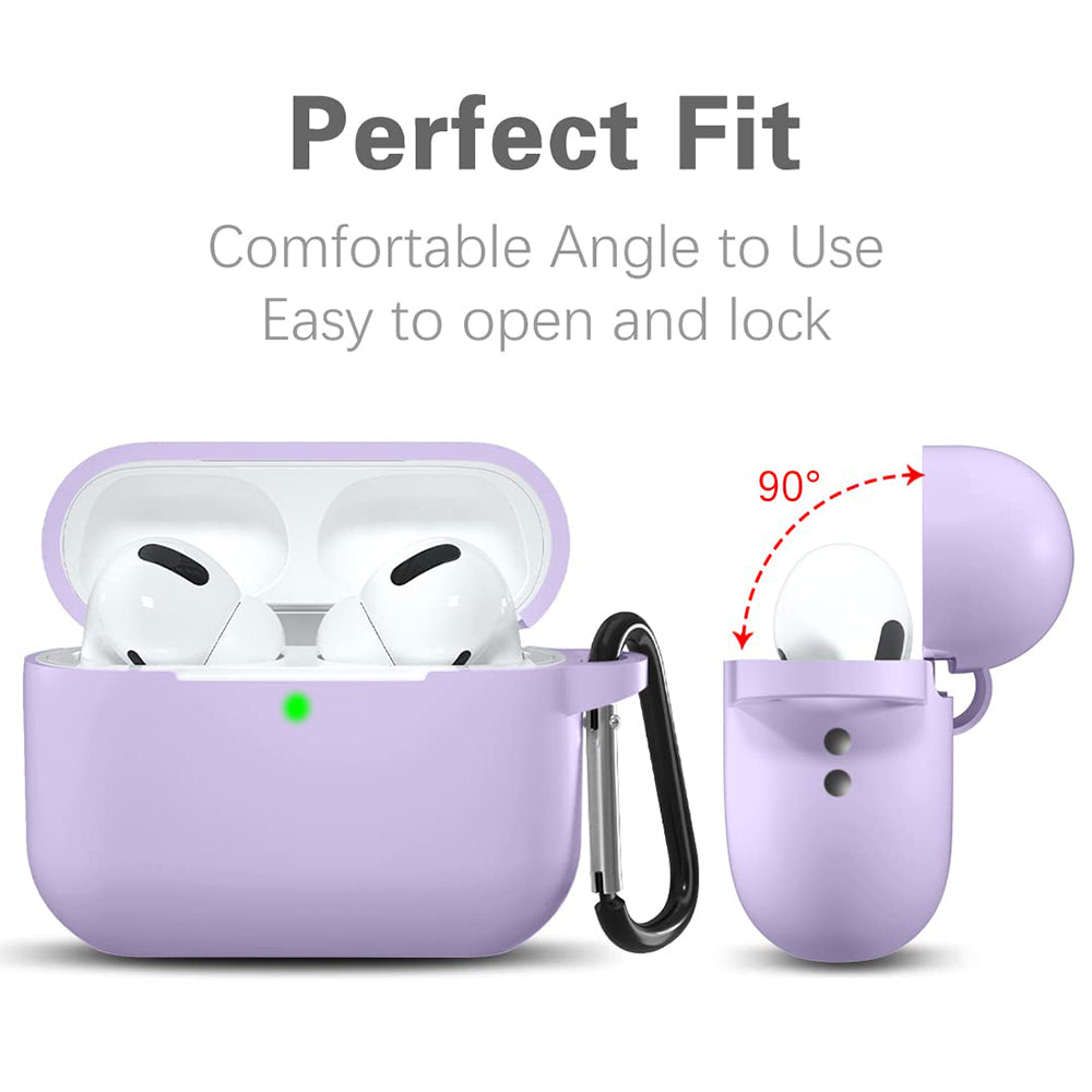 Techsuit-silikonikuori Apple AirPods Pro -sarjalle, violetti