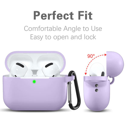 Techsuit-silikonikuori Apple AirPods Pro -sarjalle, violetti