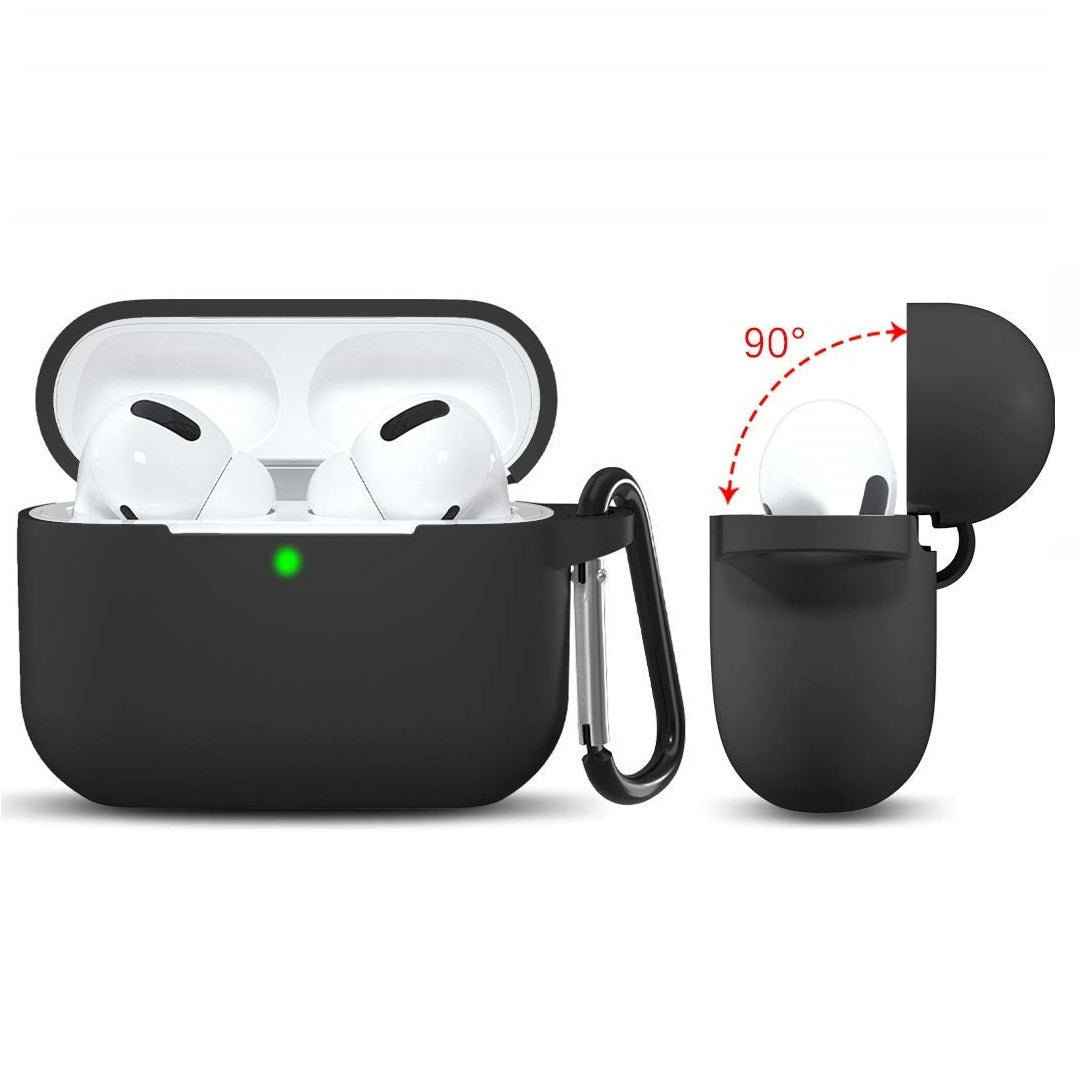 Techsuit-silikonikuori Apple AirPods Pro -sarjalle, musta