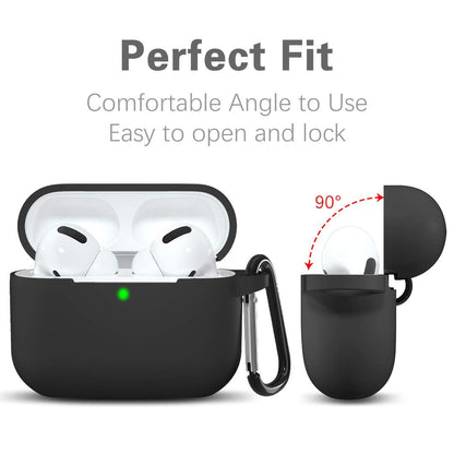 Techsuit-silikonikuori Apple AirPods Pro -sarjalle, musta