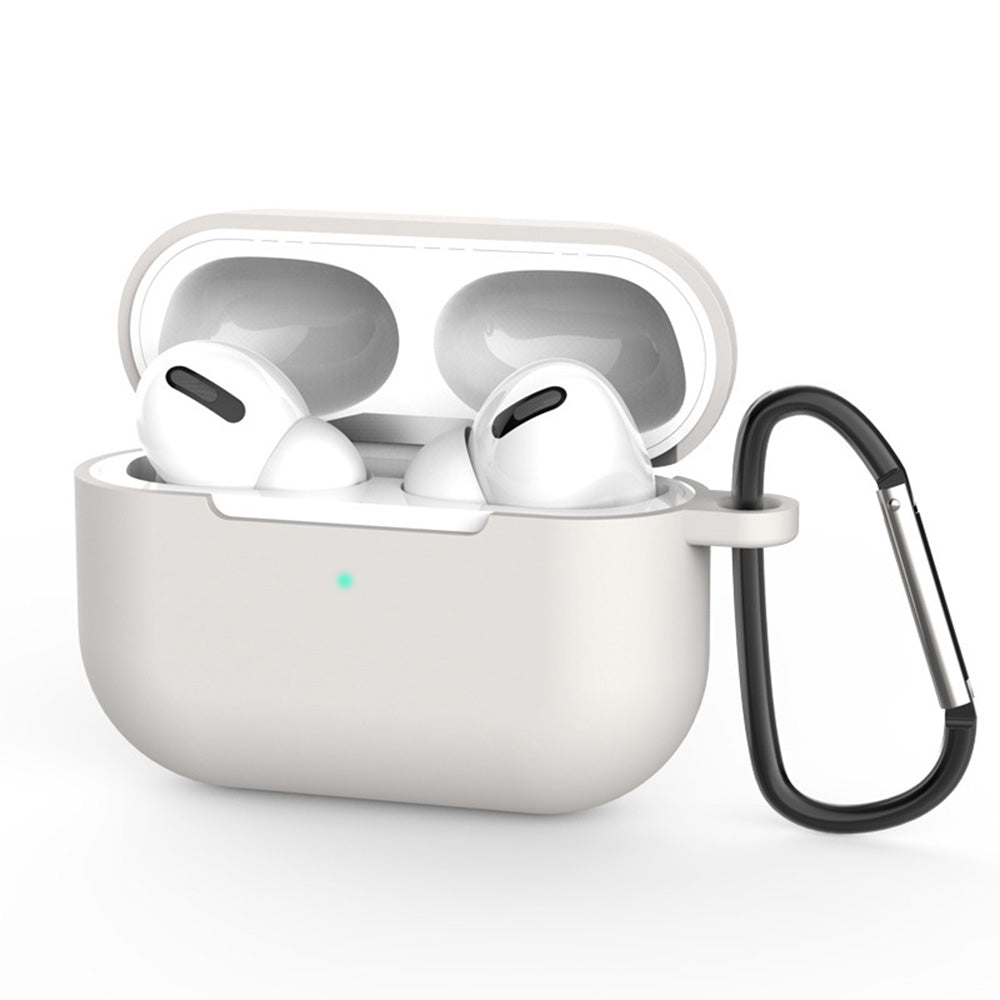 Techsuit silikonikuori Apple AirPods Pro 3:lle, vaaleanharmaa