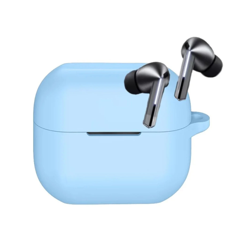 Techsuit-silikonikuori Samsung Galaxy Buds3 FE / Buds3 Pro / Buds3 -kuulokkeille, sininen