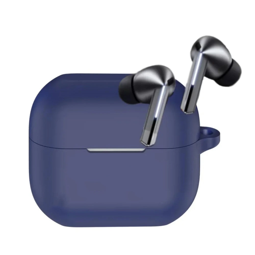 Techsuit-silikonikuori Samsung Galaxy Buds3 FE / Buds3 Pro / Buds3 -malleille, laivastonsininen