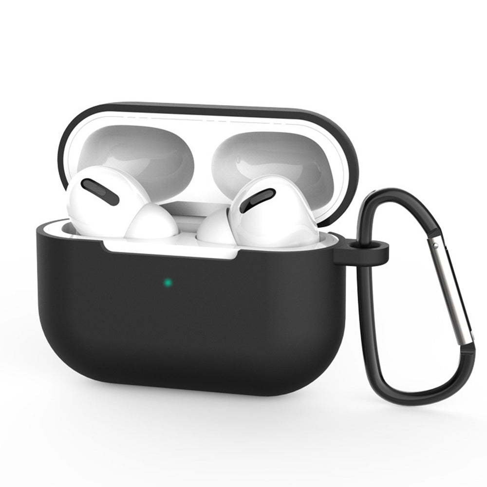 Techsuit Silicone -suojakotelo Apple AirPods Pro 3:lle, Musta