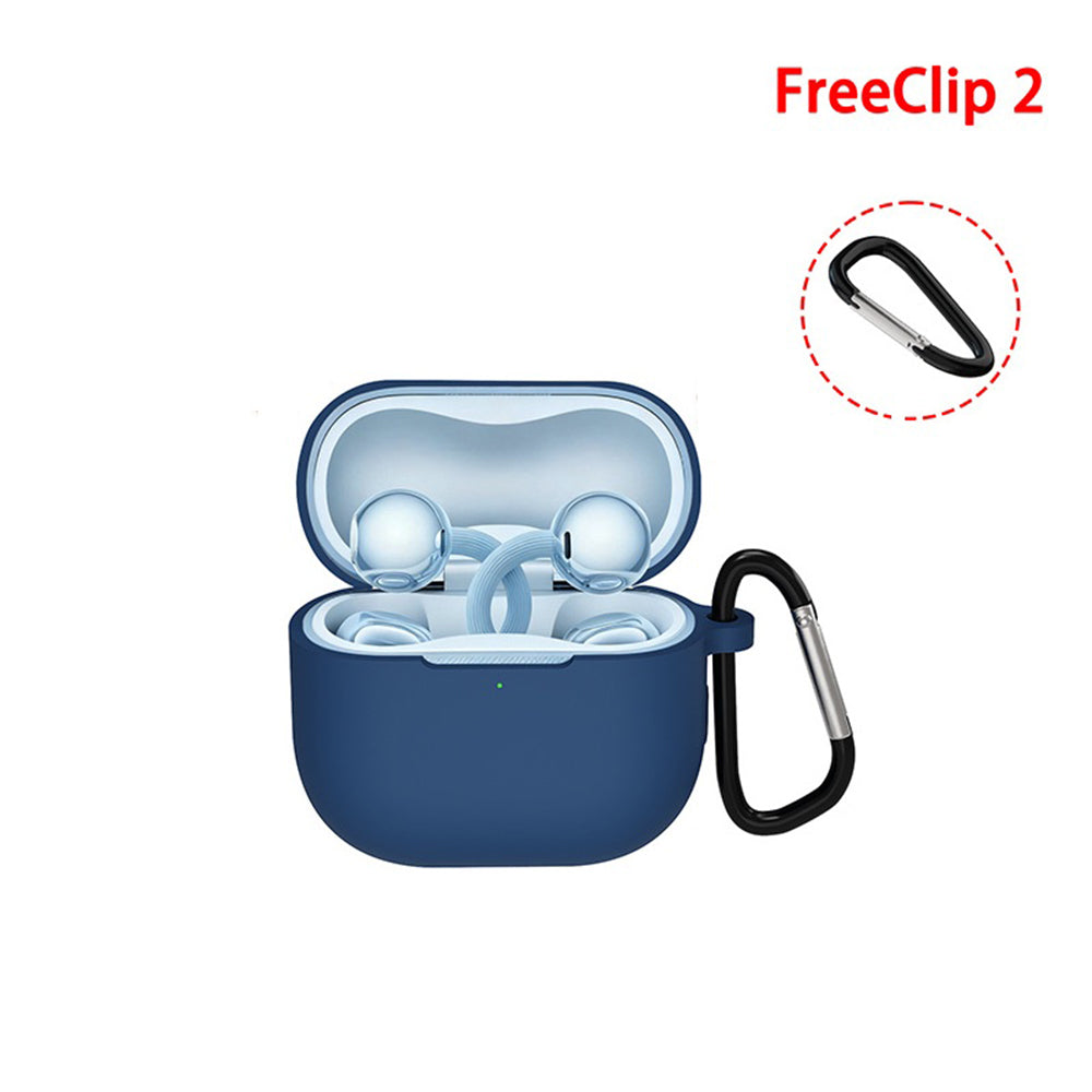 Techsuit Silicone -suojakotelo Huawei FreeClip 2:lle, Musta