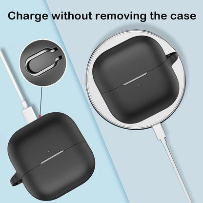 Techsuit Silicone -suojakotelo Huawei FreeClip 2:lle, Musta