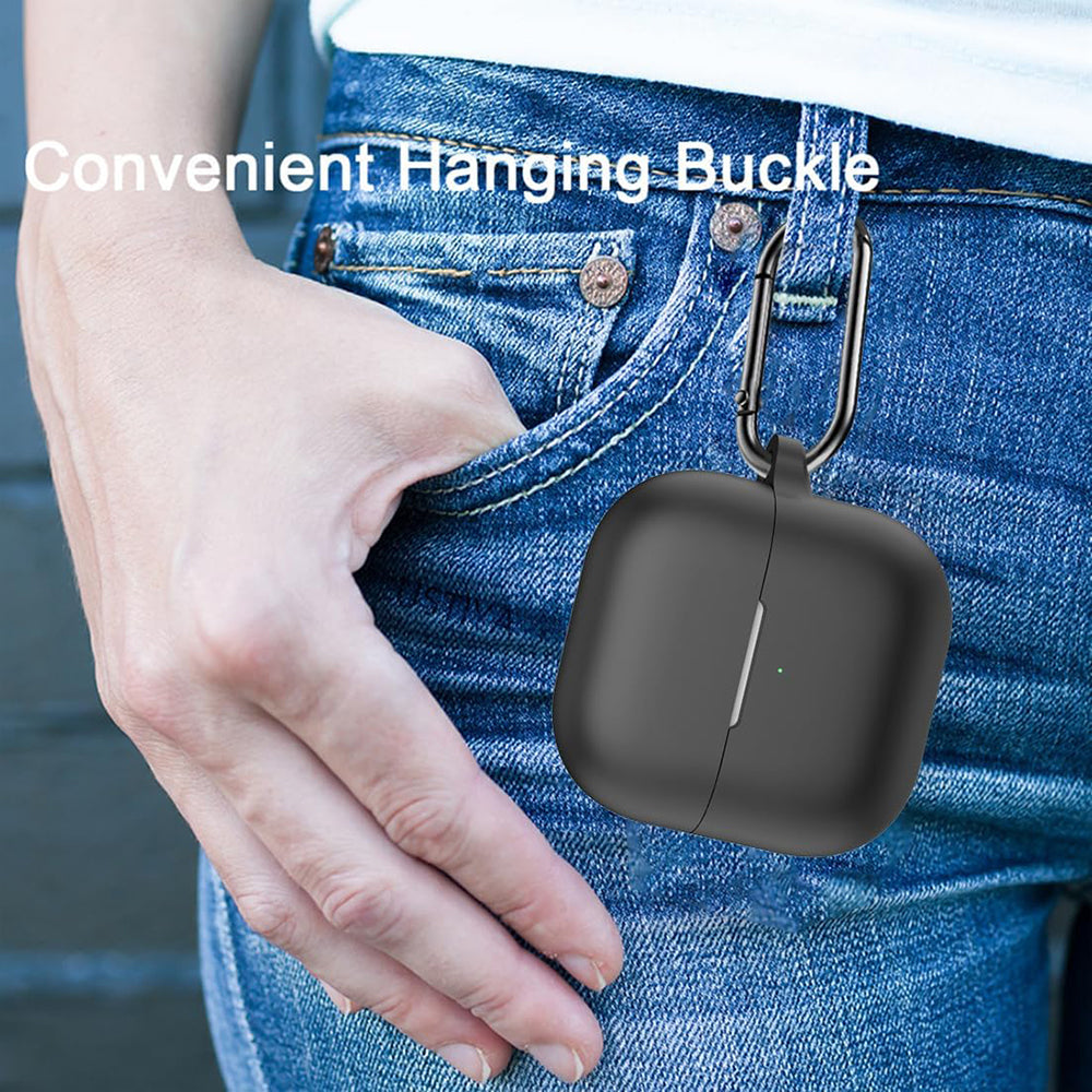 Techsuit Silicone -suojakotelo Huawei FreeClip 2:lle, Musta