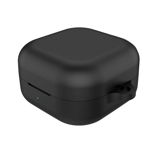 Techsuit Silicone -suojakotelo Samsung Galaxy Buds4 / Buds4 Pro -kuulokkeille, Musta