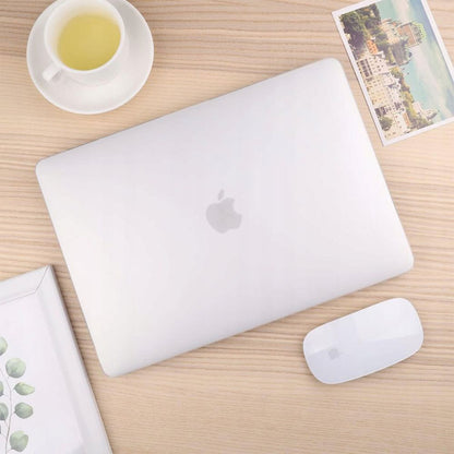 Techsuit UltraShell Case for Apple MacBook Air M3 15inch (2024) / Air M2 15inch (2023), Matte Transparent