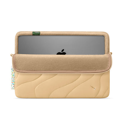 Tomtoc Terra Case for 15inch Laptop, Cream