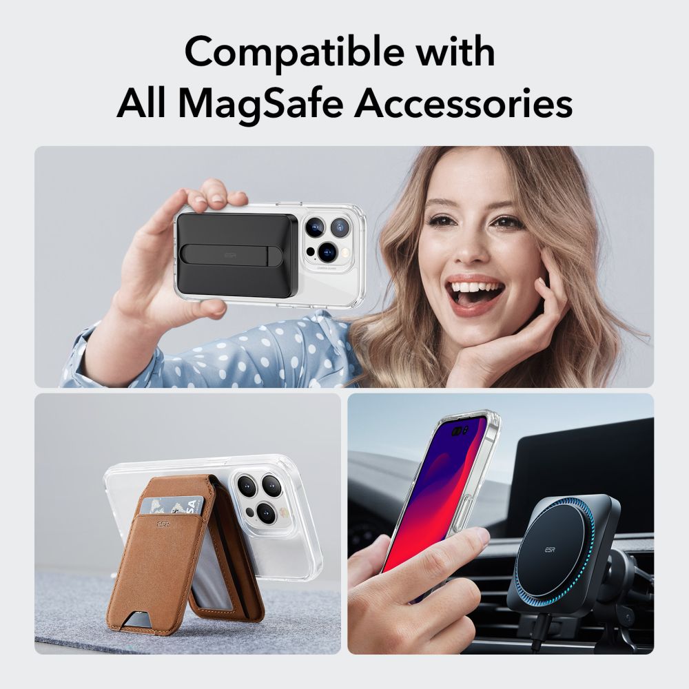 MagSafe Case for Apple iPhone 14 Pro Max, ESR, Ch Halolock, Transparent