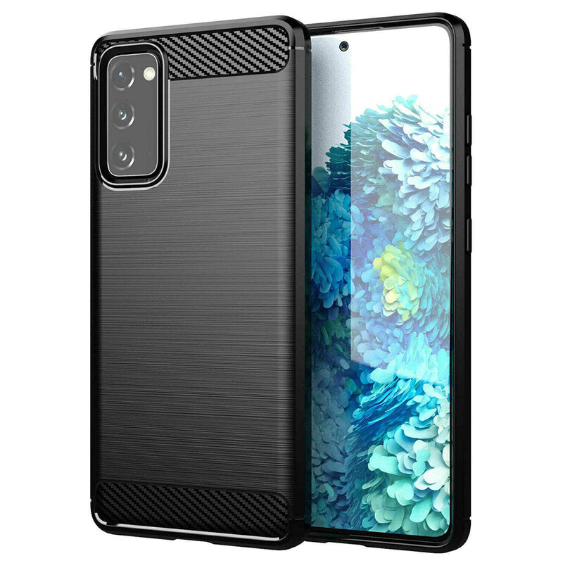 Kuori Samsung Galaxy S20 FE 2022 G781 / S20 FE 5G G781 / S20 FE G780, Forcell, Hiili, Musta