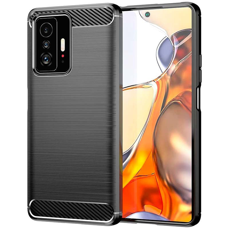 Kuori Xiaomi 11T / 11T Pro:lle, Hiili, Musta