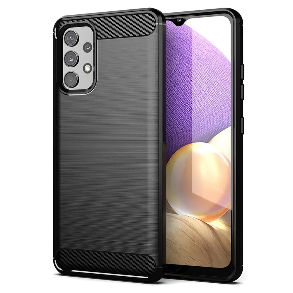 Kuori Samsung Galaxy A33 5G A336:lle, Forcell, Hiili, Musta