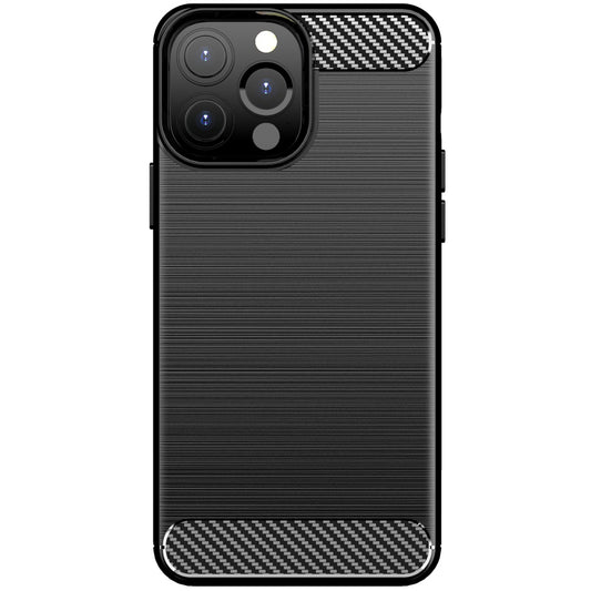Kuori Apple iPhone 14 Pro:lle, OEM, Hiilikuitu, Musta