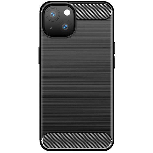 Kuori Apple iPhone 14:lle, OEM, Hiilikuitu, Musta