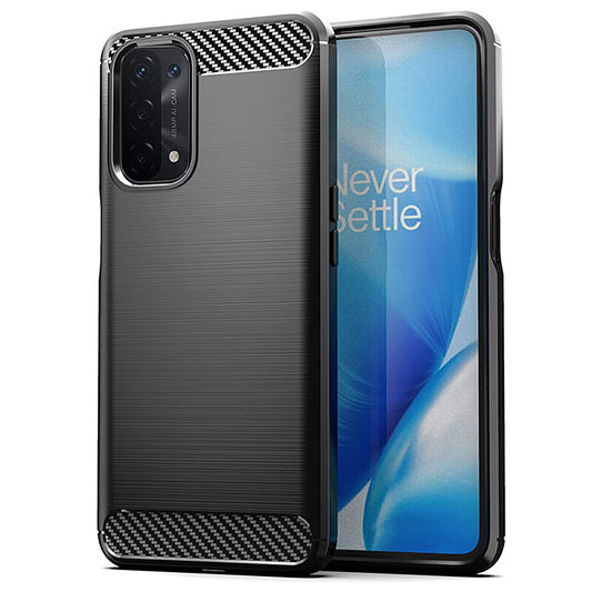 Kuori Oppo A74 5G / A54 5G / A93 5G:lle, OEM, Hiili, Musta