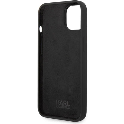Kuori Apple iPhone 14 Plus:lle, Karl Lagerfeld, Silicone Body Choupette, Musta