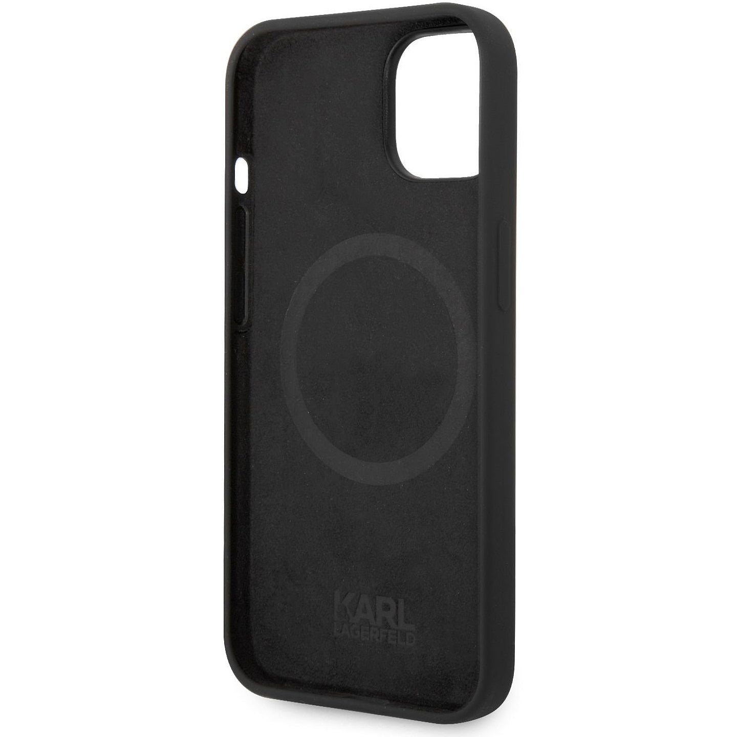 MagSafe-kuori Apple iPhone 14 Plusille, Karl Lagerfeld, Liquid Silicone Karl Head, Musta