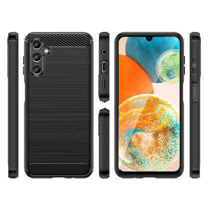 Kuori Samsung Galaxy A14 A145 / A14 5G A146:lle, OEM, Hiili, Musta