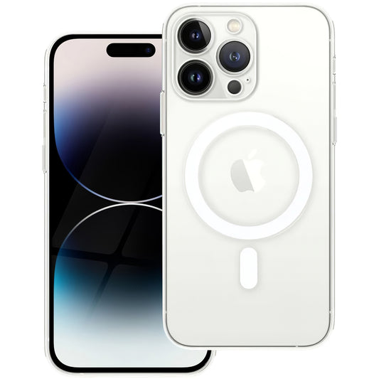 MagSafe-kuori Apple iPhone 14 Pro Maxille, OEM, Kirkas, Läpinäkyvä