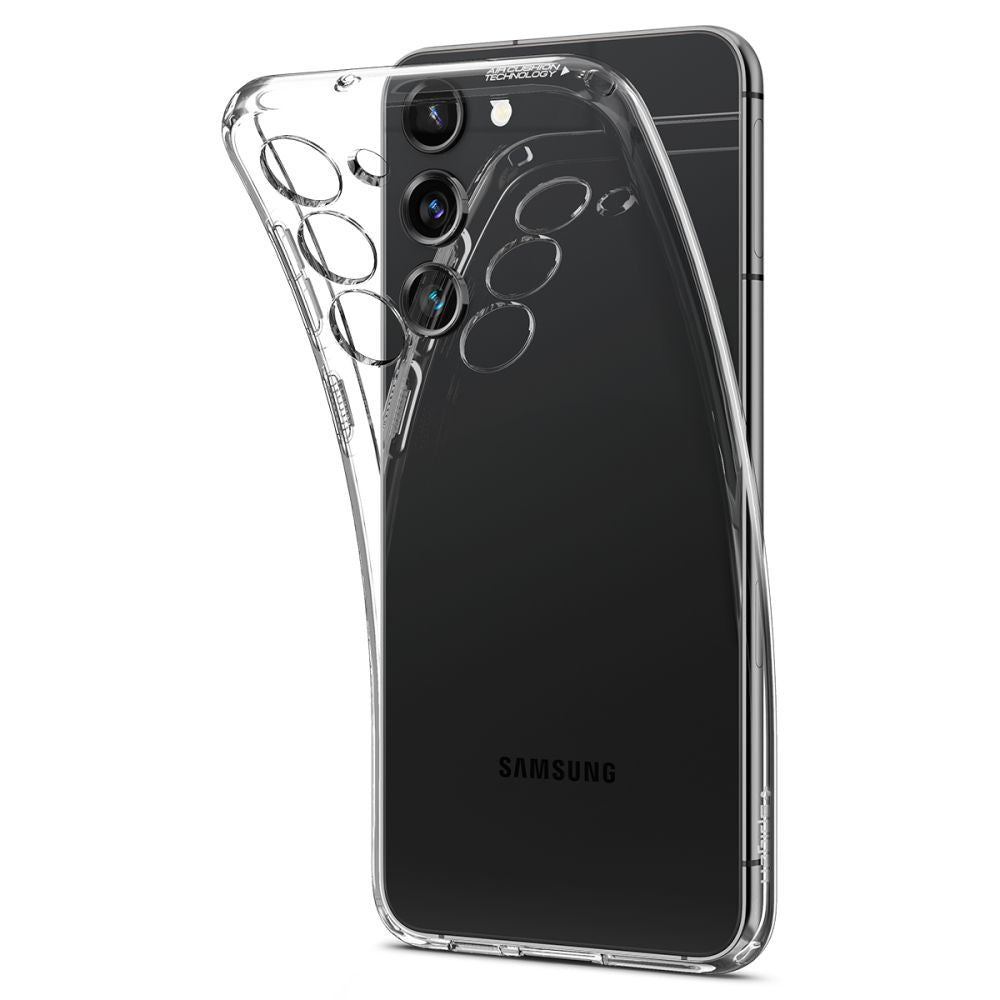 Kotelo Samsung Galaxy S23 S911, Spigen, nestekide, läpinäkyvä ACS05708