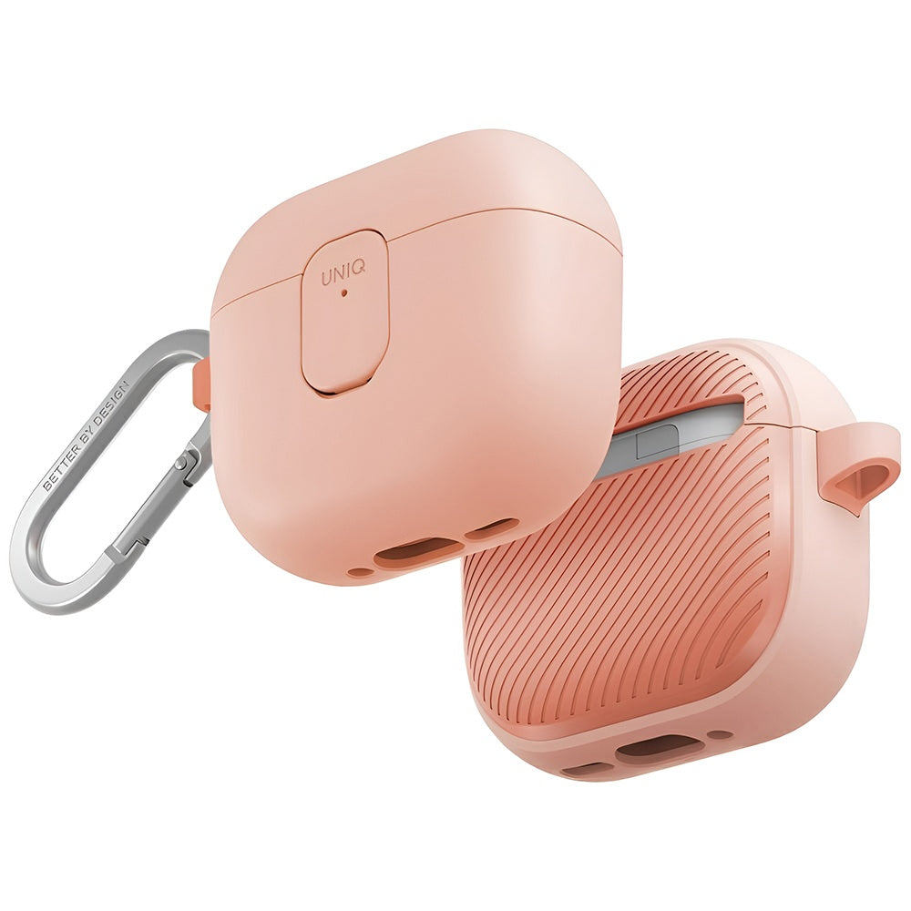 UNIQ Clyde -suojakotelo Apple AirPods 4:lle, Koralli