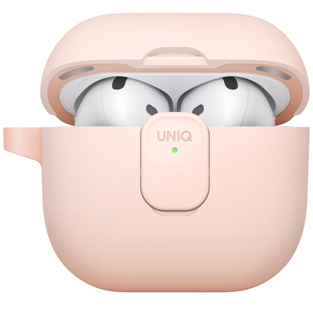 UNIQ Clyde -suojakotelo Apple AirPods 4:lle, Koralli
