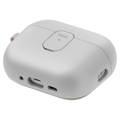 UNIQ Clyde -kuori Apple AirPods Pro 3:lle, harmaa beige