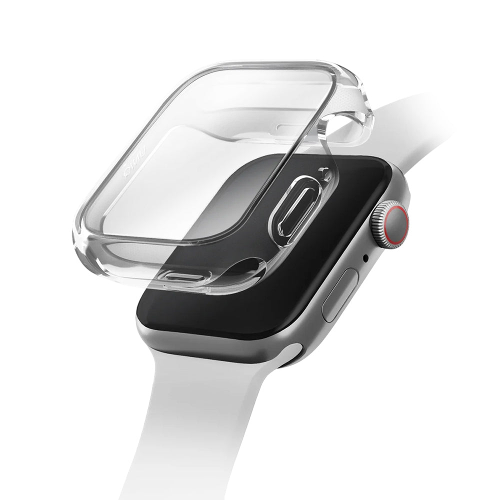 UNIQ Garde -kuori Apple Watch Series 11 42 mm:lle, läpinäkyvä