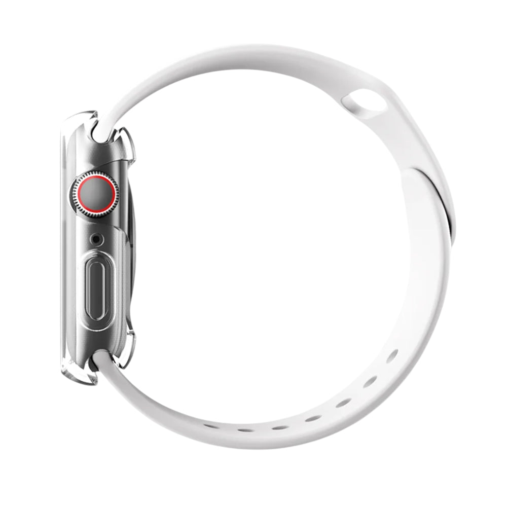 UNIQ Garde -kuori Apple Watch Series 11 42 mm:lle, läpinäkyvä