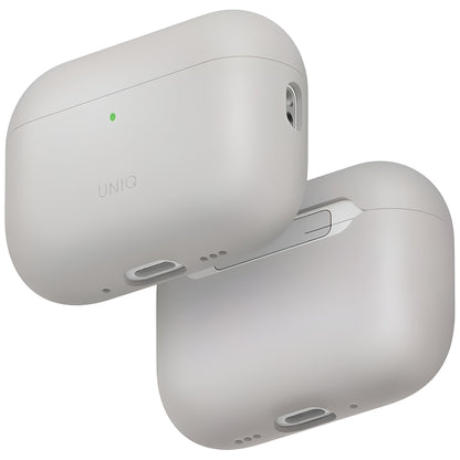 UNIQ Lino -kuori Apple AirPods Pro 3:lle, beige