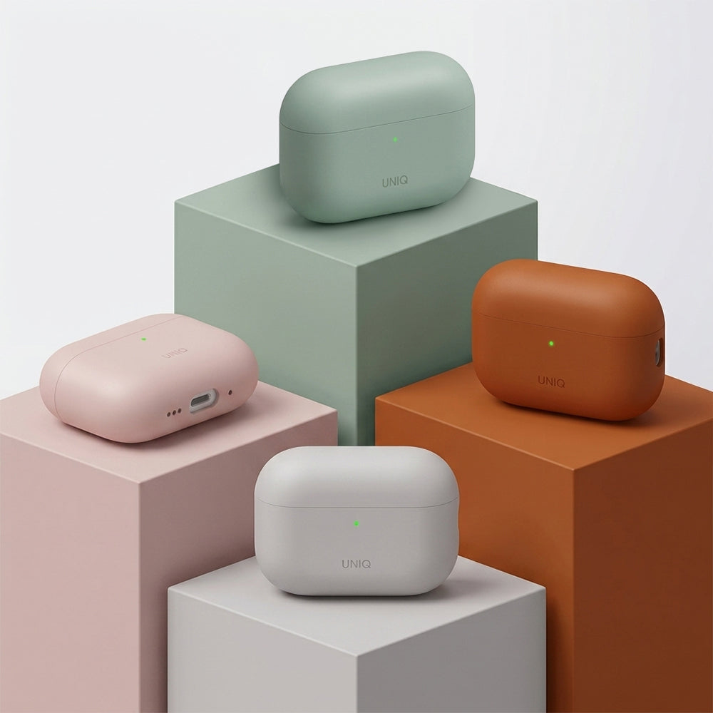 UNIQ Lino -kuori Apple AirPods Pro 3:lle, vaaleanpunainen